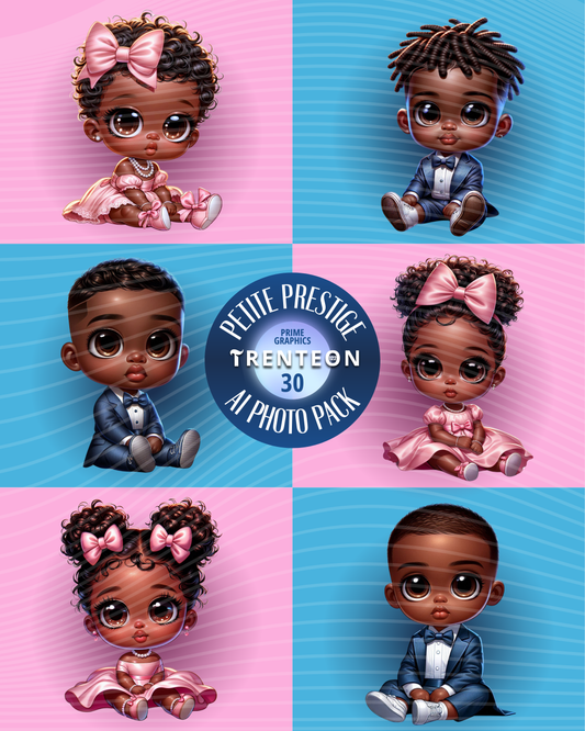 PETITE PRESTIGE | AI Photo Pack | 30 High Quality Graphics