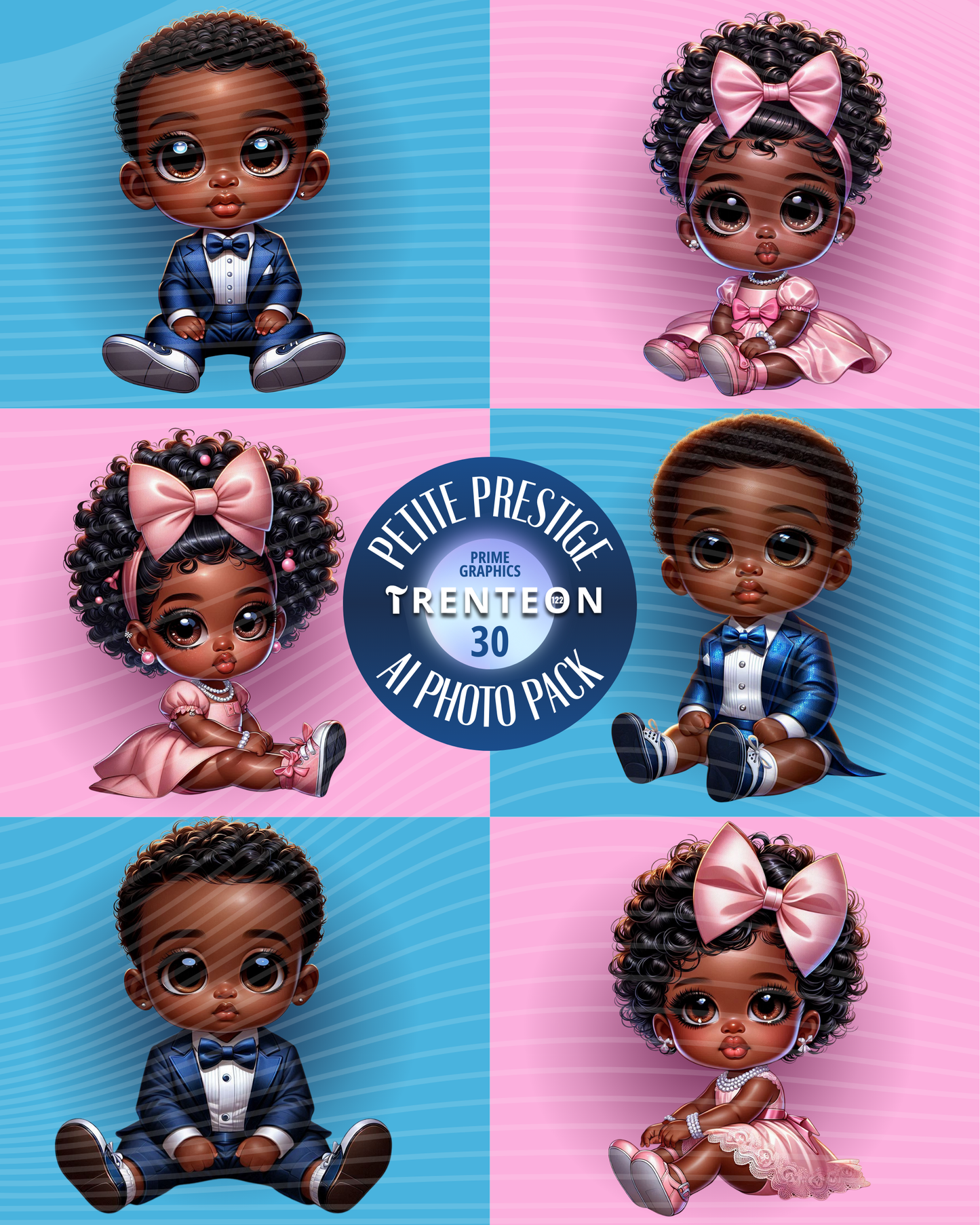 PETITE PRESTIGE | AI Photo Pack | 30 High Quality Graphics