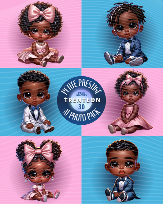 PETITE PRESTIGE | AI Photo Pack | 30 High Quality Graphics